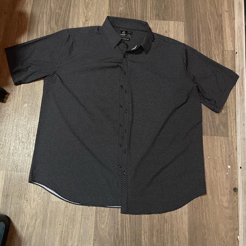 Men's Black Patterned Shirt